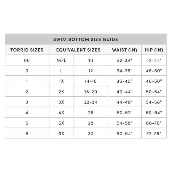 Torrid Blue Water Floral Sleeve and Reversible Swim Brief NWT SZ 1 (14/16) - Picture 12 of 13